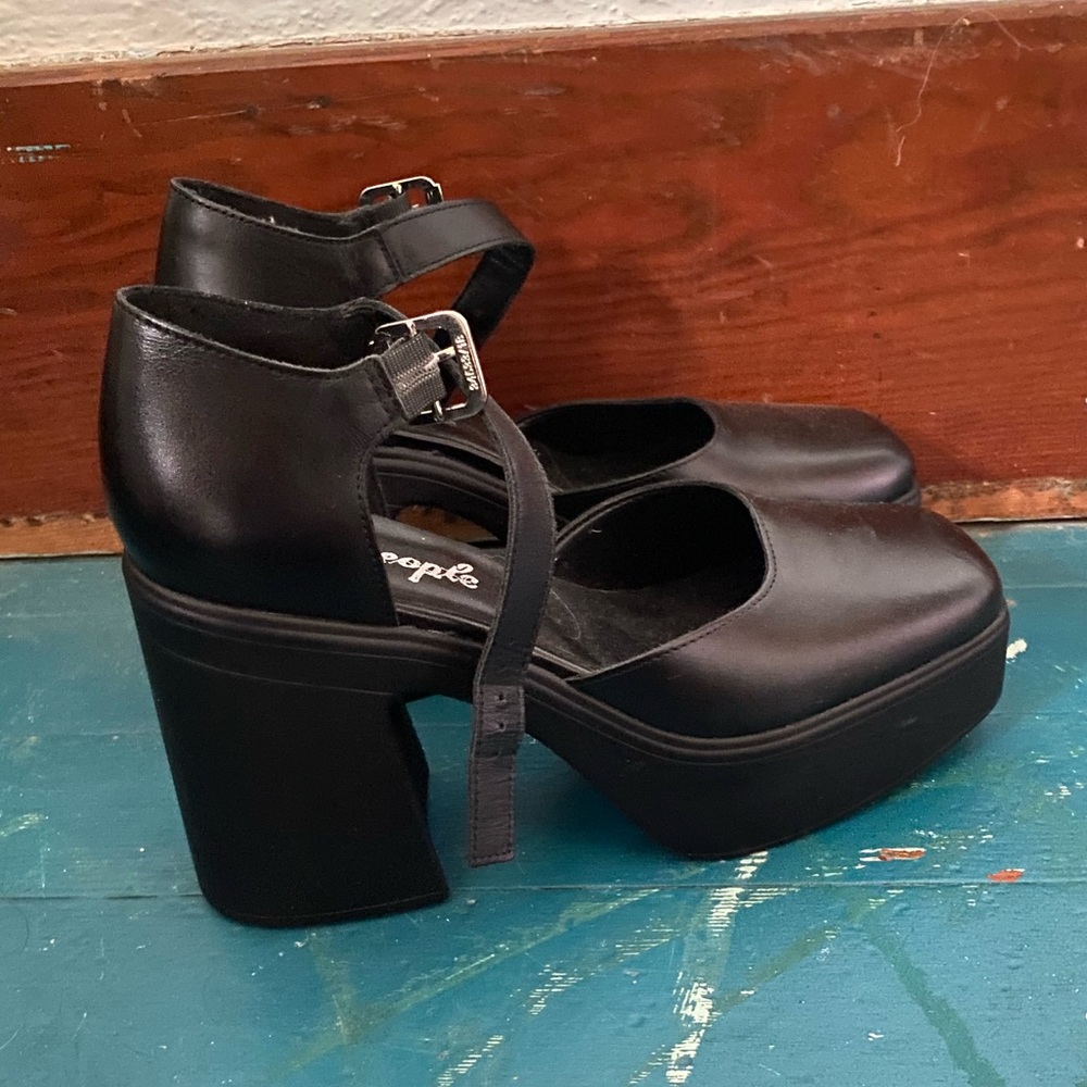 Free People Platform Mary Jane Heels